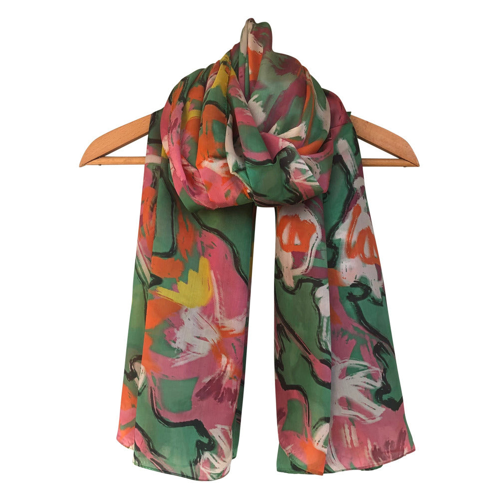 'Abstract' Pure Silk Scarf