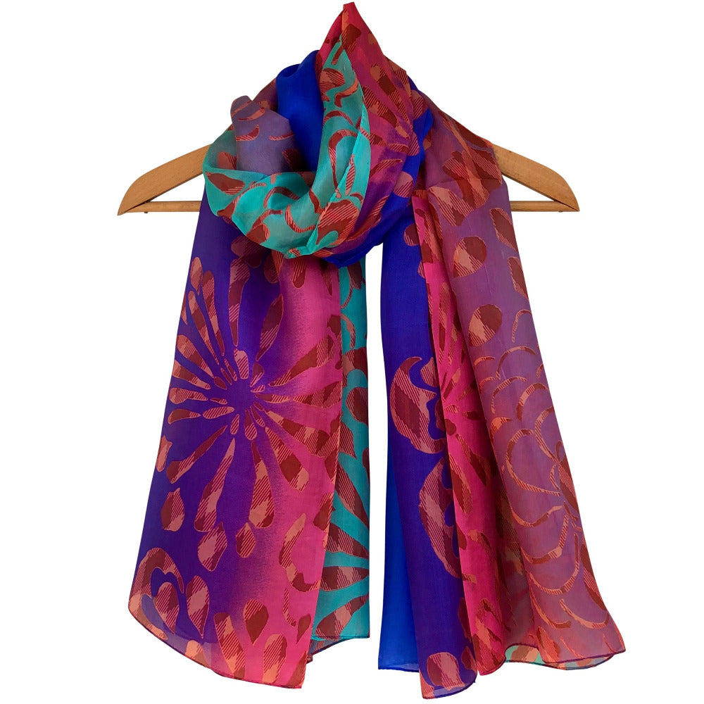 'Carpe Diem' Pure Silk Scarf