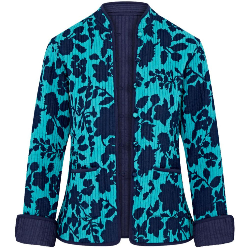 **NEW** Reversible 'Varsity Blues' Cotton Jacket