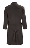 Washable Faux Suede Lightweight Coat - Chocolate