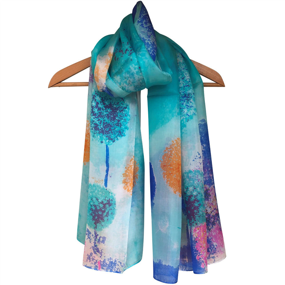 **NEW**'Alium' Pure Silk Scarf