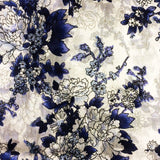 'Delft Blue' Pure Silk Scarf