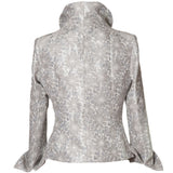 Washable Floral Jacket - Silver