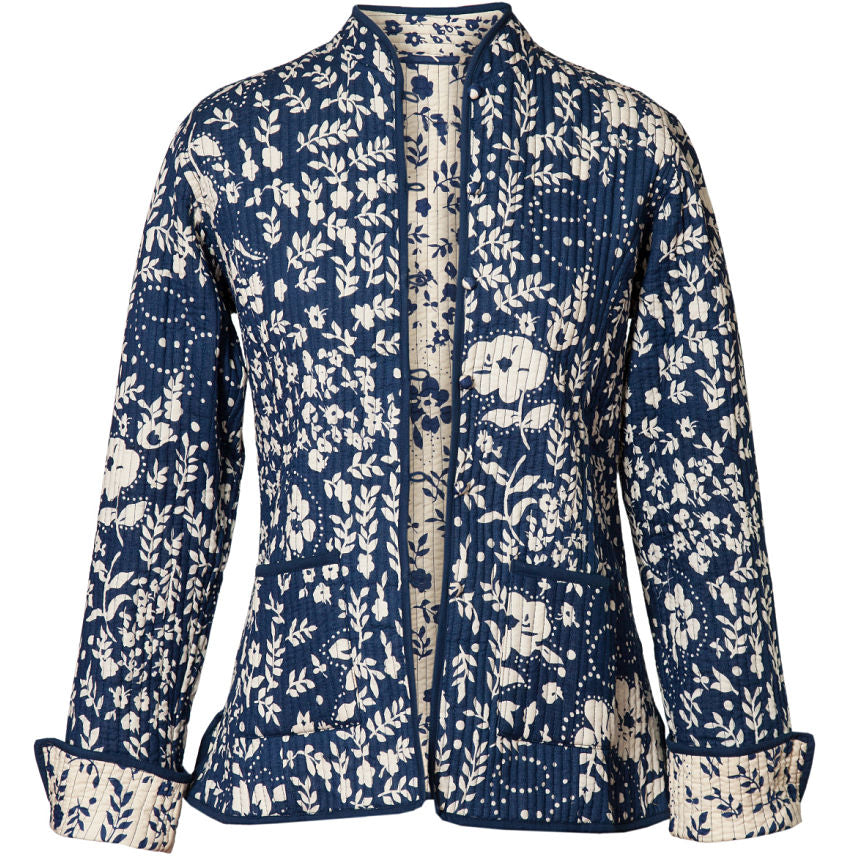 Reversible 'Hampton' Cotton Jacket - Original Blue