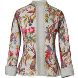 Reversible 'Bird of Paradise' Cotton Jacket - Grey