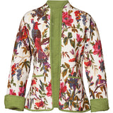 Reversible 'Bird of Paradise' Cotton Jacket - White