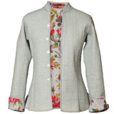 Reversible 'Bird of Paradise' Cotton Jacket - Grey