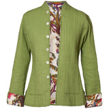 Reversible 'Bird of Paradise' Cotton Jacket - White
