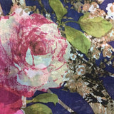 'English Rose' Pure Silk Scarf