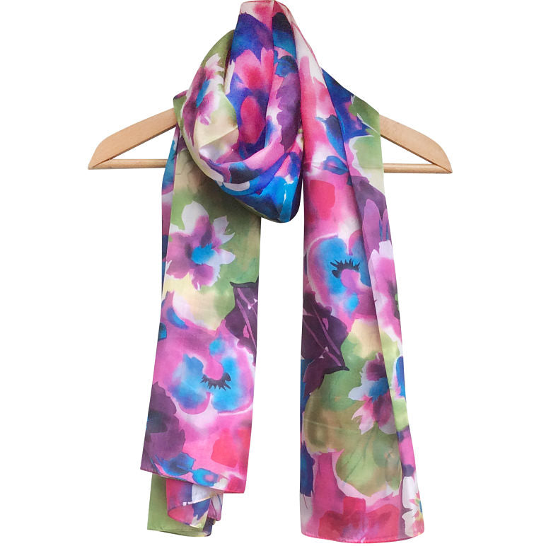 'Vivaldi' Pure Silk Scarf