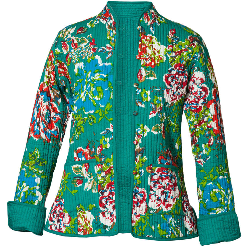 Reversible 'Secret Garden' Cotton Jacket