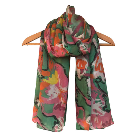 **NEW** 'Abstract' Pure Silk Scarf