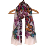 'Butterfly' Pure Silk Scarf