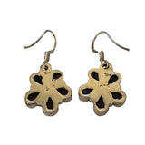 **NEW** Silver & Gemstone Flower Earrings