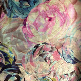 'Summer Rose' Pure Silk Scarf