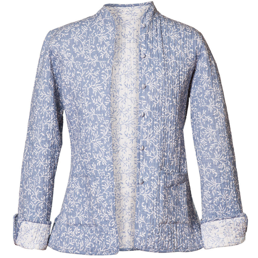 Reversible 'Chelsea' Cotton Jacket - Blue