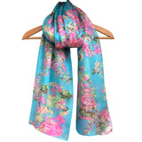 'Vintage Rose' Pure Silk Scarf