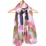 'Feathers' Pure Silk Scarf