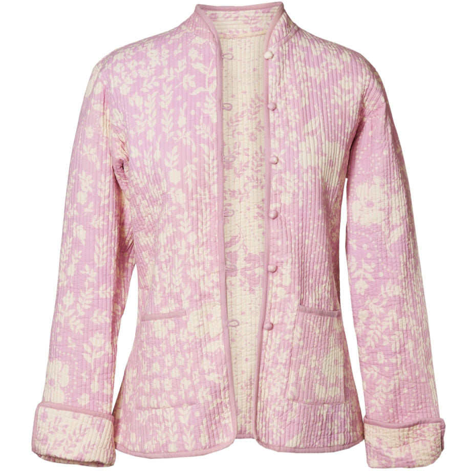 Reversible 'Hampton' Cotton Jacket - Pink