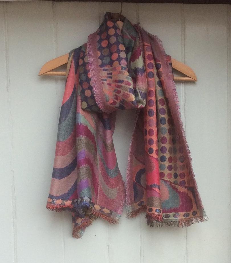 Reversible Contemporary' Pashmina Scarf