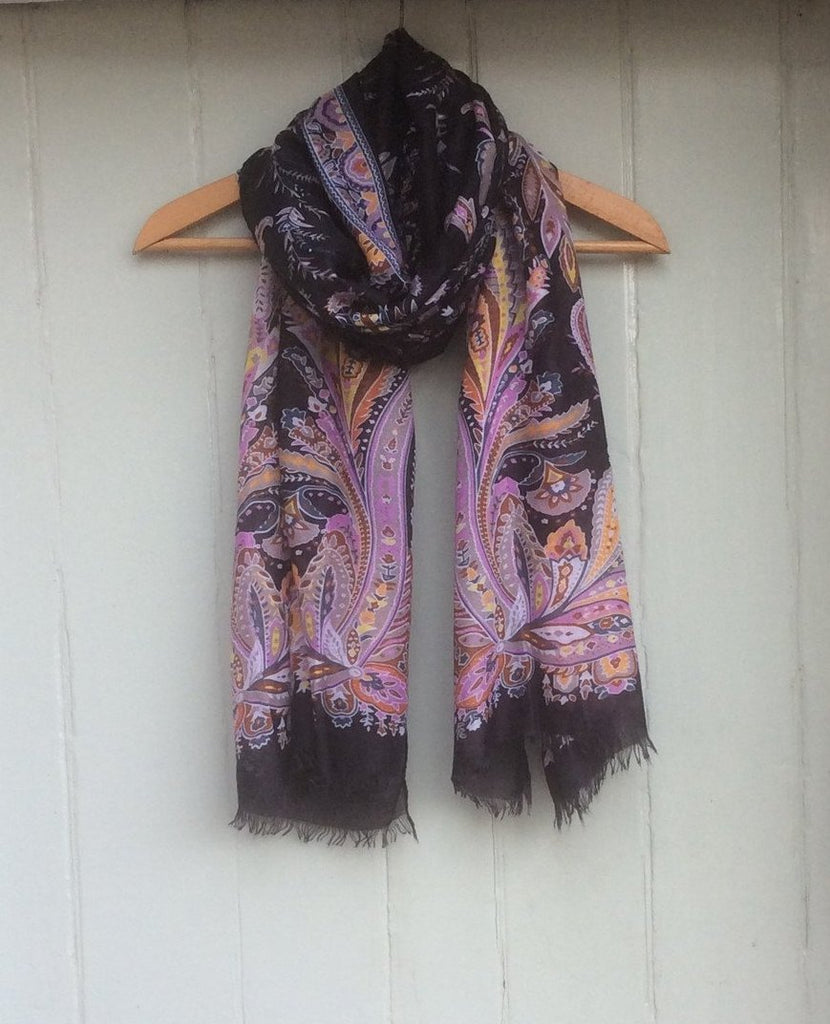 Cashmere Mix Paisley Scarf