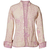 Reversible 'Hampton' Cotton Jacket - Pink