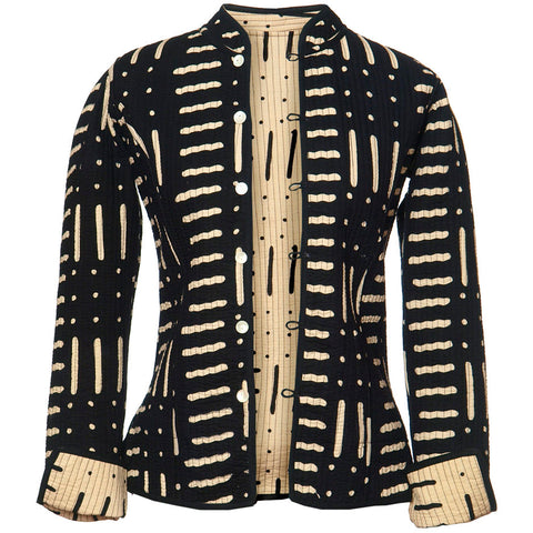 Reversible 'Spots & Stripes' Cotton Jacket