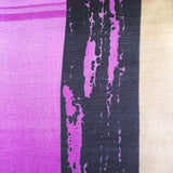'Geometric - Purple' Pure Silk Scarf