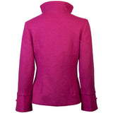 Embroidered Wool Jacket - Cyclamen Pink